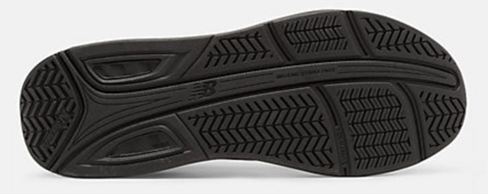 This is the sole profile of a very stable shoe designed for over-pronators.