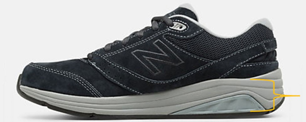 This shoe even has a very firm plastic insert on the outside